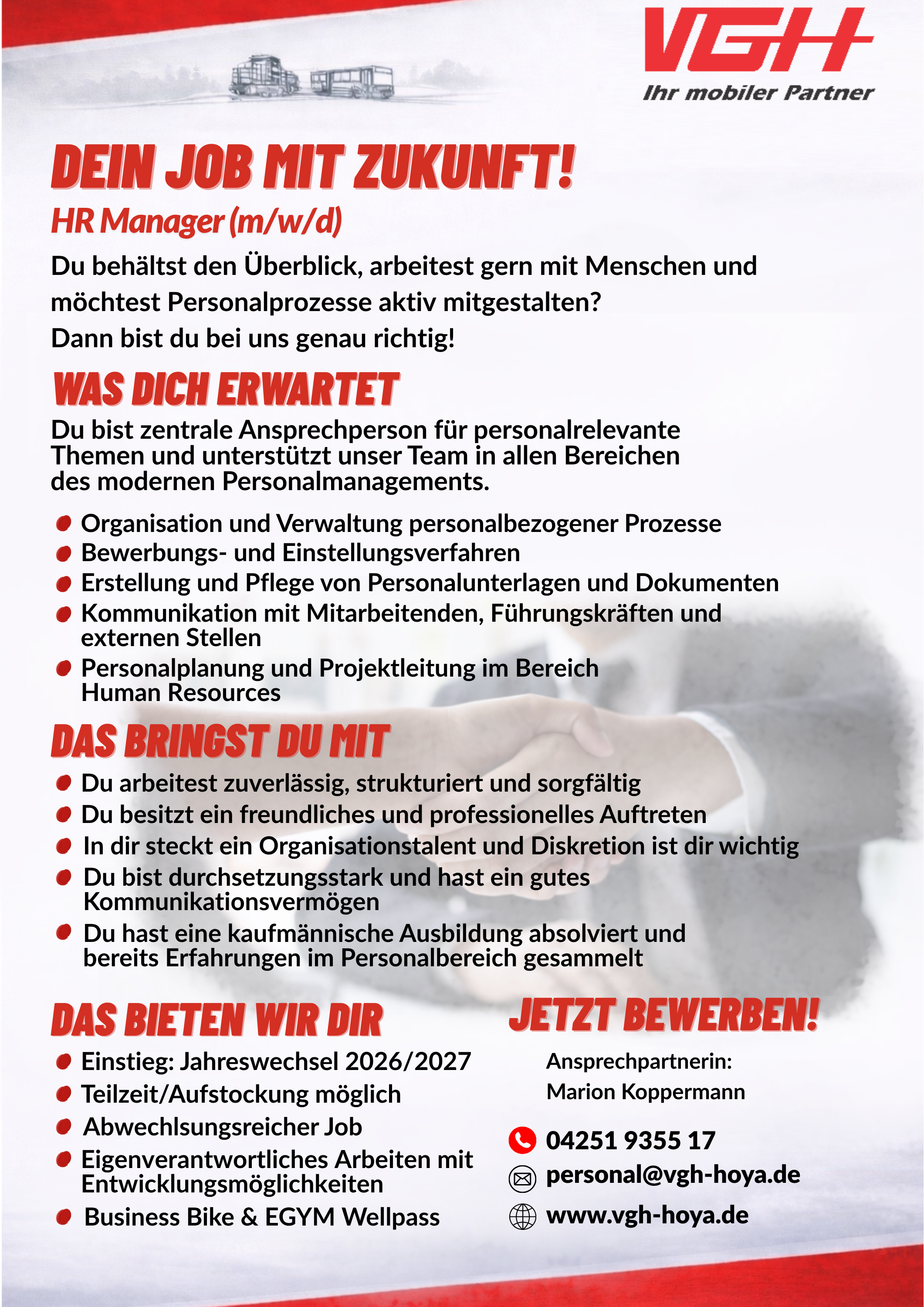 Human Resources DEIN JOB MIT ZUKUNFT