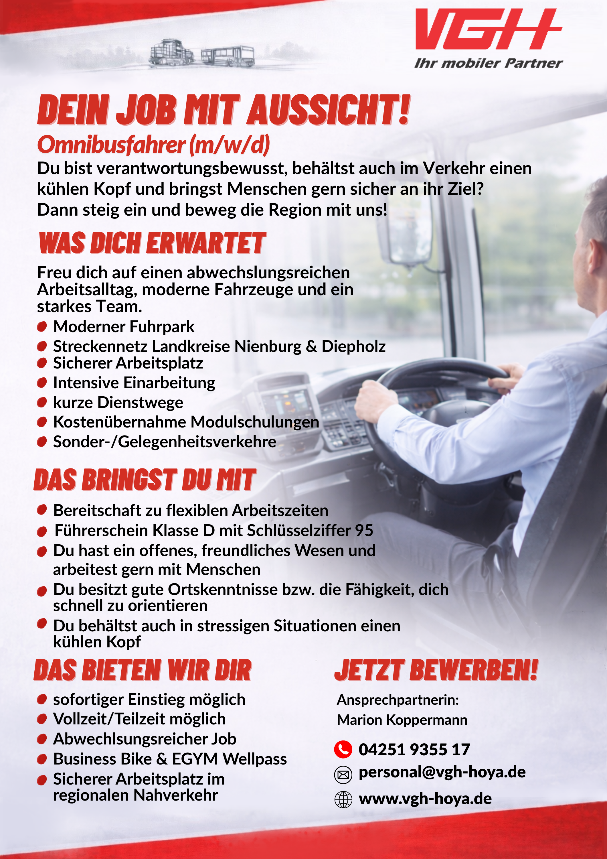 Omnibusfahrer DEIN JOB MIT AUSSICHT